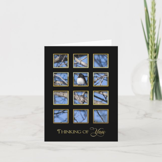 Thinking of You - Nature through a Window Card (Front)