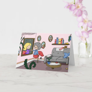 Thinking of you nursing home mermaid greeting card