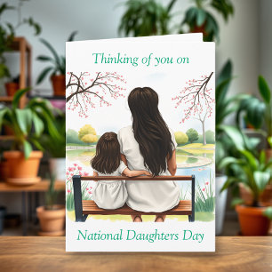 Thinking of you on National Daughters Day Card