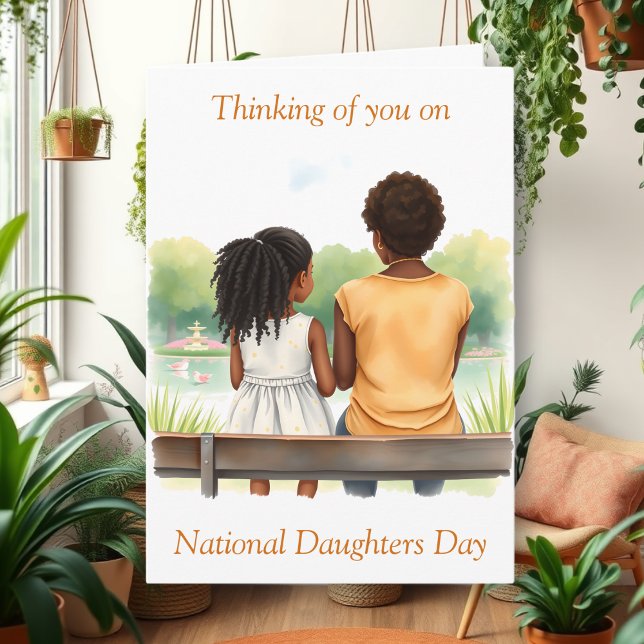 Thinking of you on National Daughters Day Card (Creator Uploaded)