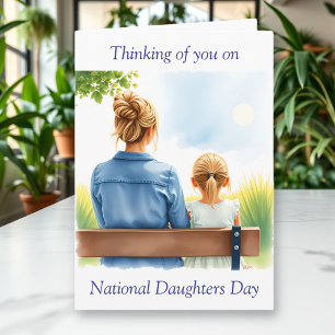 Thinking of you on National Daughters Day Card