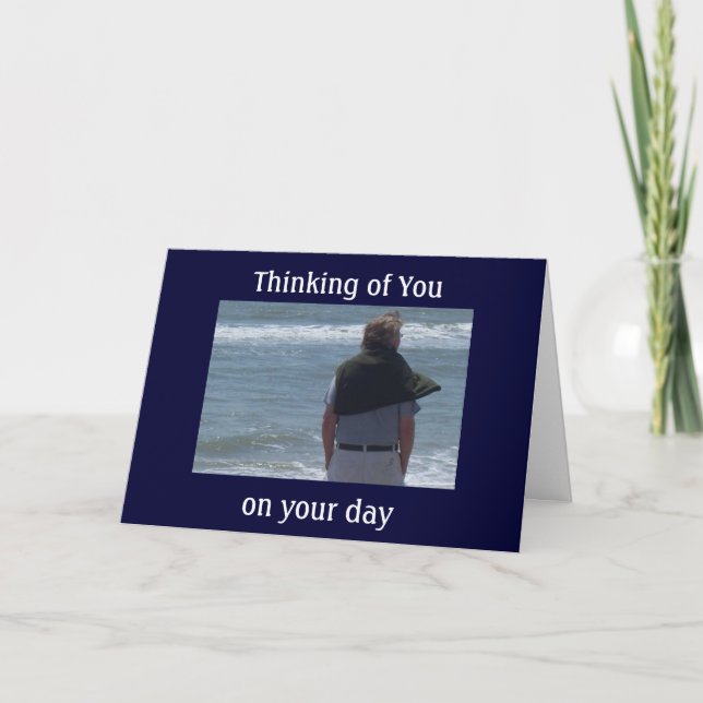 THINKING OF YOU ON YOUR **BIRTHDAY** CARD (Front)