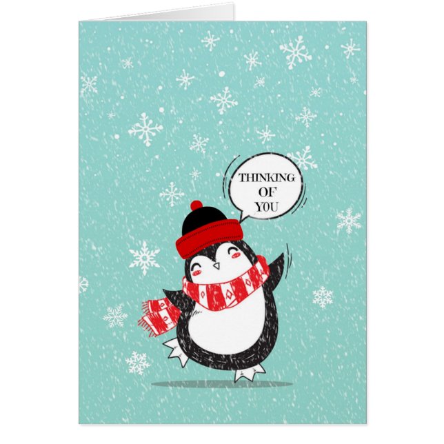 Thinking of You Penguin Cards (Front)