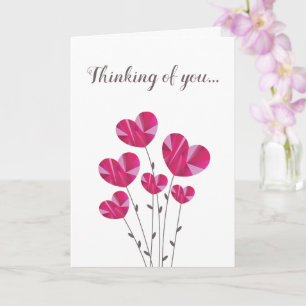 Thinking of you, personalizable card