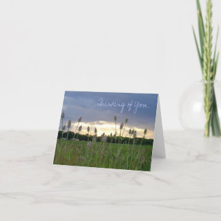 'Thinking of You' photo notecard