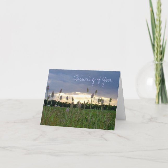 'Thinking of You' photo notecard (Front)