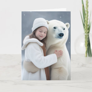 Thinking of You Polar Bear Hug Card