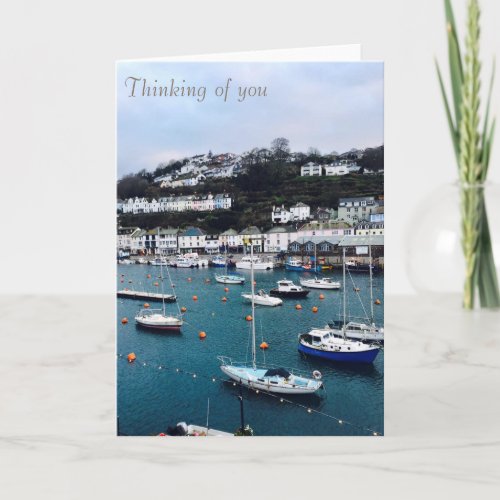 Thinking of you Portbyhan Looe card