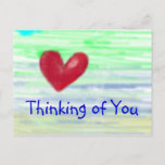 Thinking Of You Postcard at Zazzle