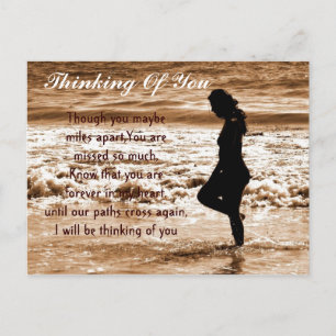 Thinking Of You_Postcard Postcard