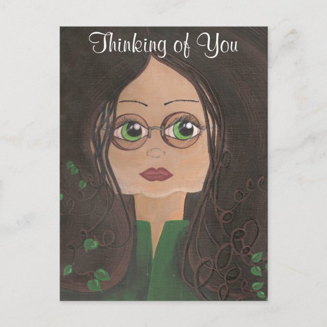 Thinking Of You Quantum Cutie Ivy Postcard (Front)