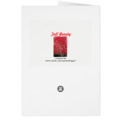 Thinking of You Red Fall Leaves Card (Back)