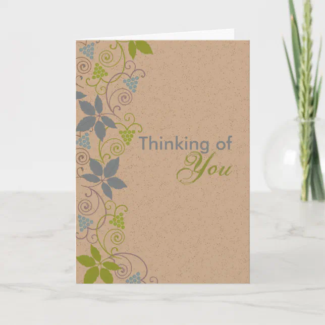 Thinking of You - Romantic Birthday Card | Zazzle