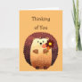 Thinking of You Sending a Hedgehog Hug, Hedgehug Card