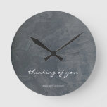 Thinking Of You Slate Wall Clock