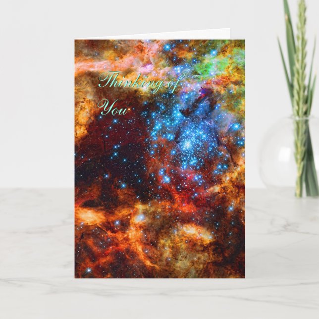 Thinking of You - Stellar Group, Tarantula Nebula Card (Front)