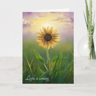 Thinking of You Sunflower Sunshine Card