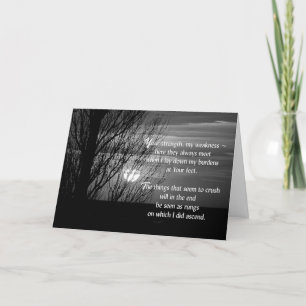 Thinking Of You Sunset Tree Card