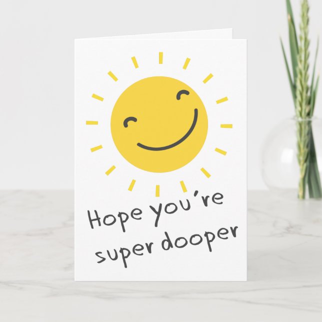 Thinking of You Sunshine Card (Front)