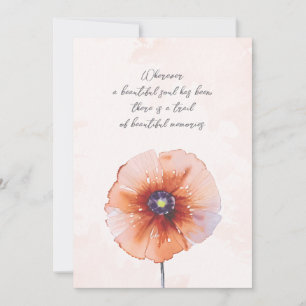 Thinking of You Sympathy Anniversary Card