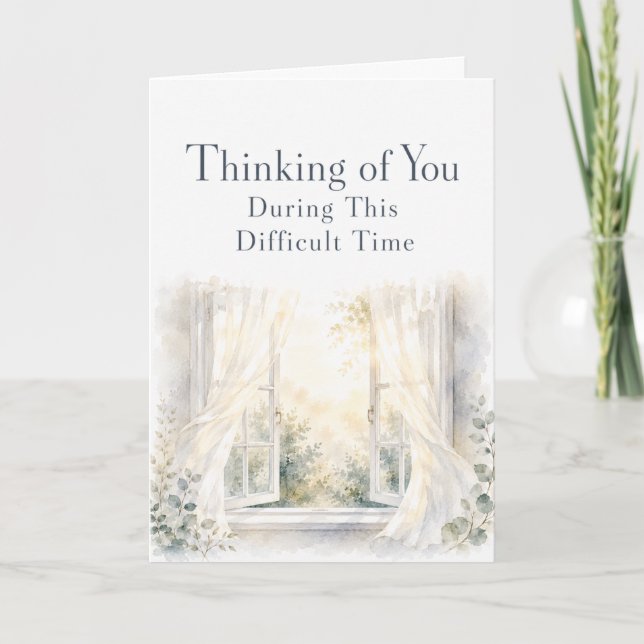 Thinking of You Sympathy Card (Front)