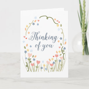 Thinking of You Sympathy Get Well Card