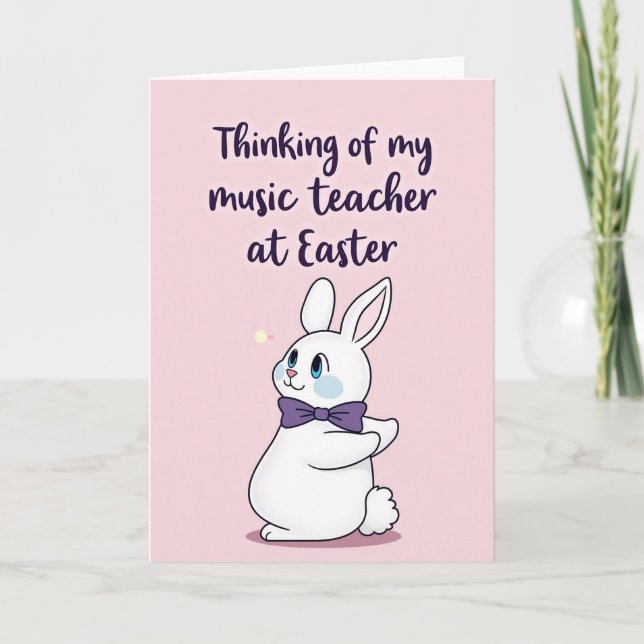 Thinking Of You Teacher Card (Front)
