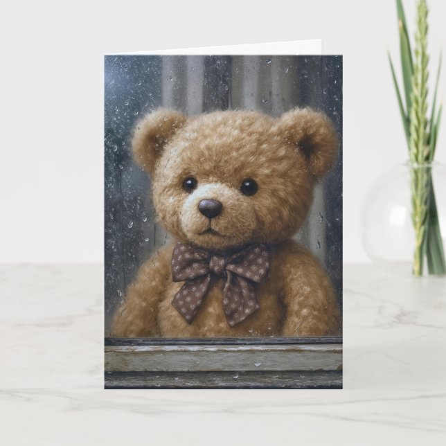 Thinking of You Teddy Bear Card (Front)
