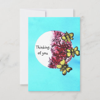 Thinking of you thank you card