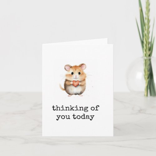 Thinking of You Today Cute Encouraging Card