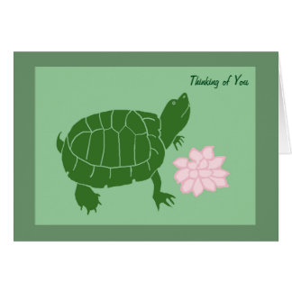 Thinking Of You Turtle Note Cards