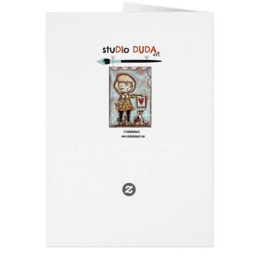 Thinking of You - Valentine Card (Back)