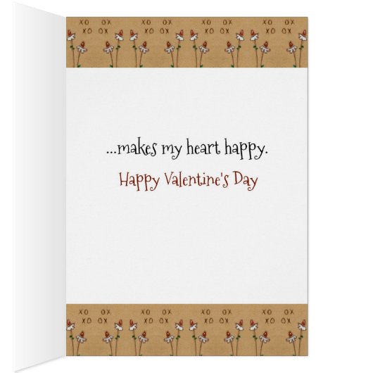 Thinking of You - Valentine Card (Inside (Right))