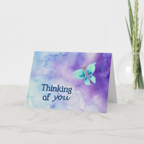 Thinking of You Watercolor Note Cards