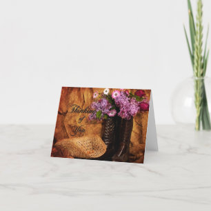 Thinking of You - Western Note Cards