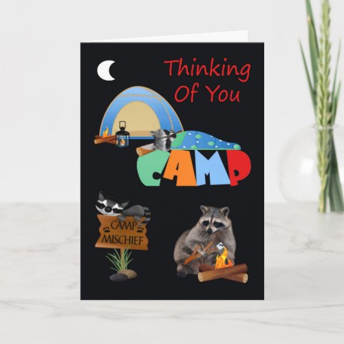 Thinking Of You While Youre Away At Summer Camp Card