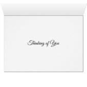 Thinking of You Wind chimes in Trees Greeting Card (Inside Horizontal (Bottom))