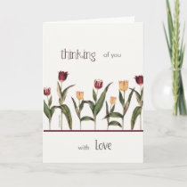 thinking of you, with love, cancer encouragement, card