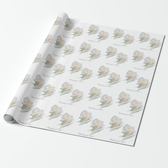Thinking of You Wrapping Paper (Unrolled)