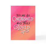 Thinking of You - You are Cherished and Loved Thank You Card Thinking of You - You are Cherished and Loved Thank You Card