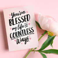 Thinking of You - You've Blessed my Life