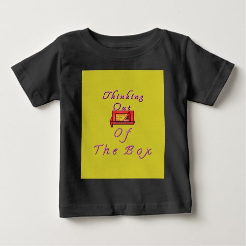 Thinking out of the box baby T_Shirt