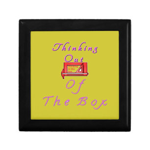 Thinking out of the box. gift box