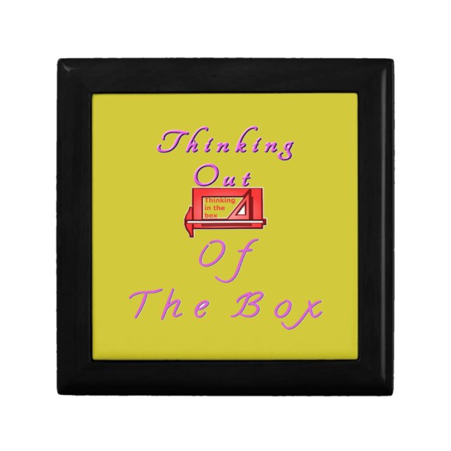 Thinking out of the box. gift box (Front)