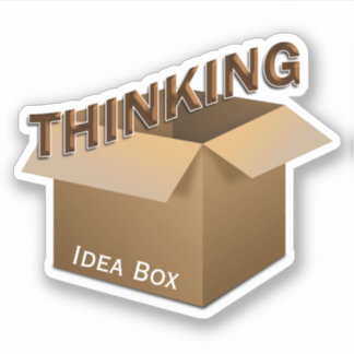 Thinking Outside the Box Sticker