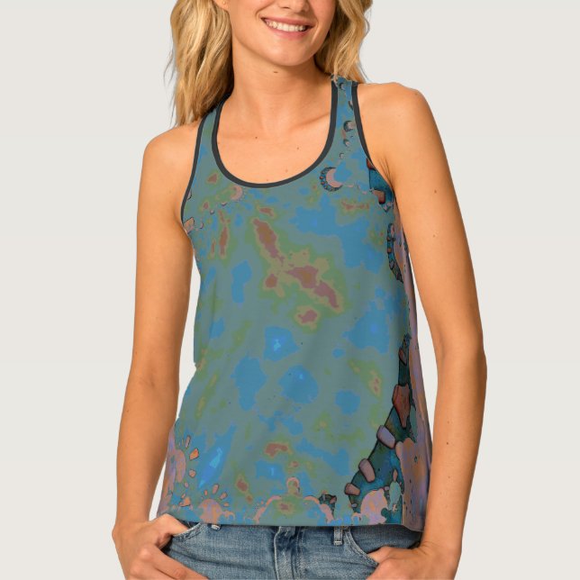 Thinking Outside the Film Strip Tank Top (Front)