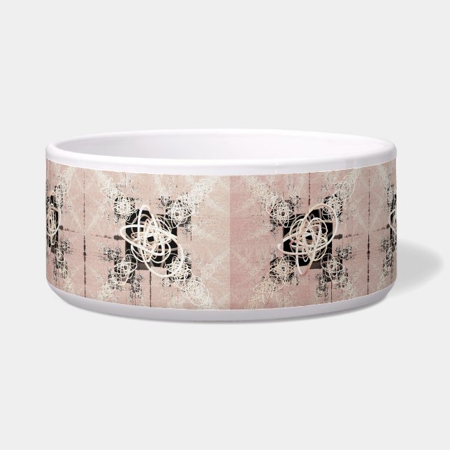 Thinking Pastel Twists Pet Bowl (Front)