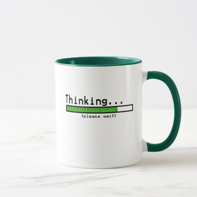 Thinking Please Wait Mug (Right)