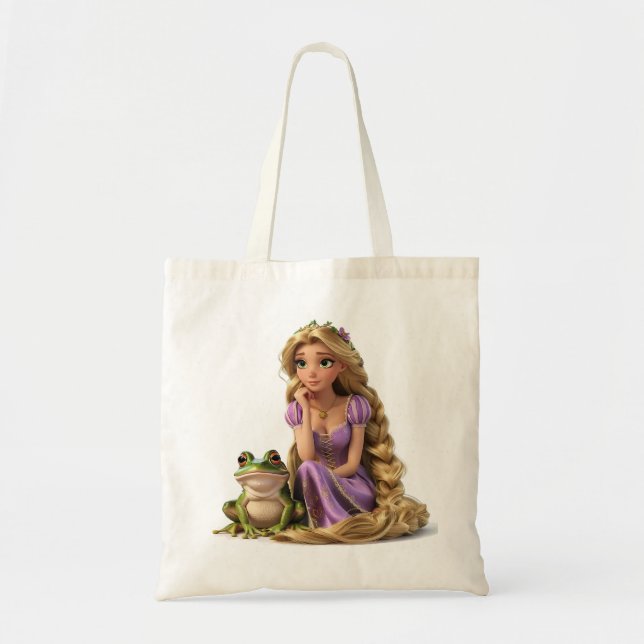 Thinking Rapunzel Tote Bag (Front)