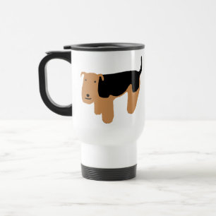 Thinking Welsh Terrier Travel Mug